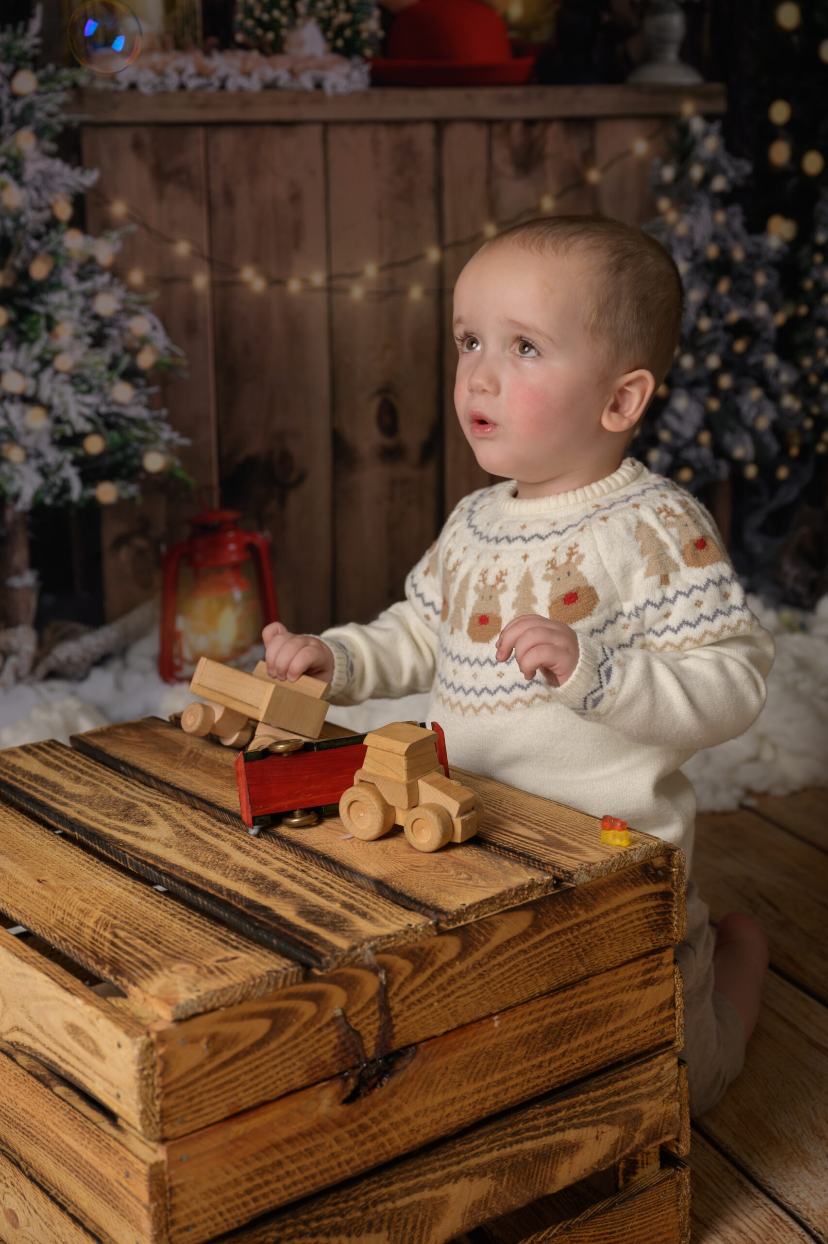 Sitterkind mit Häubchen