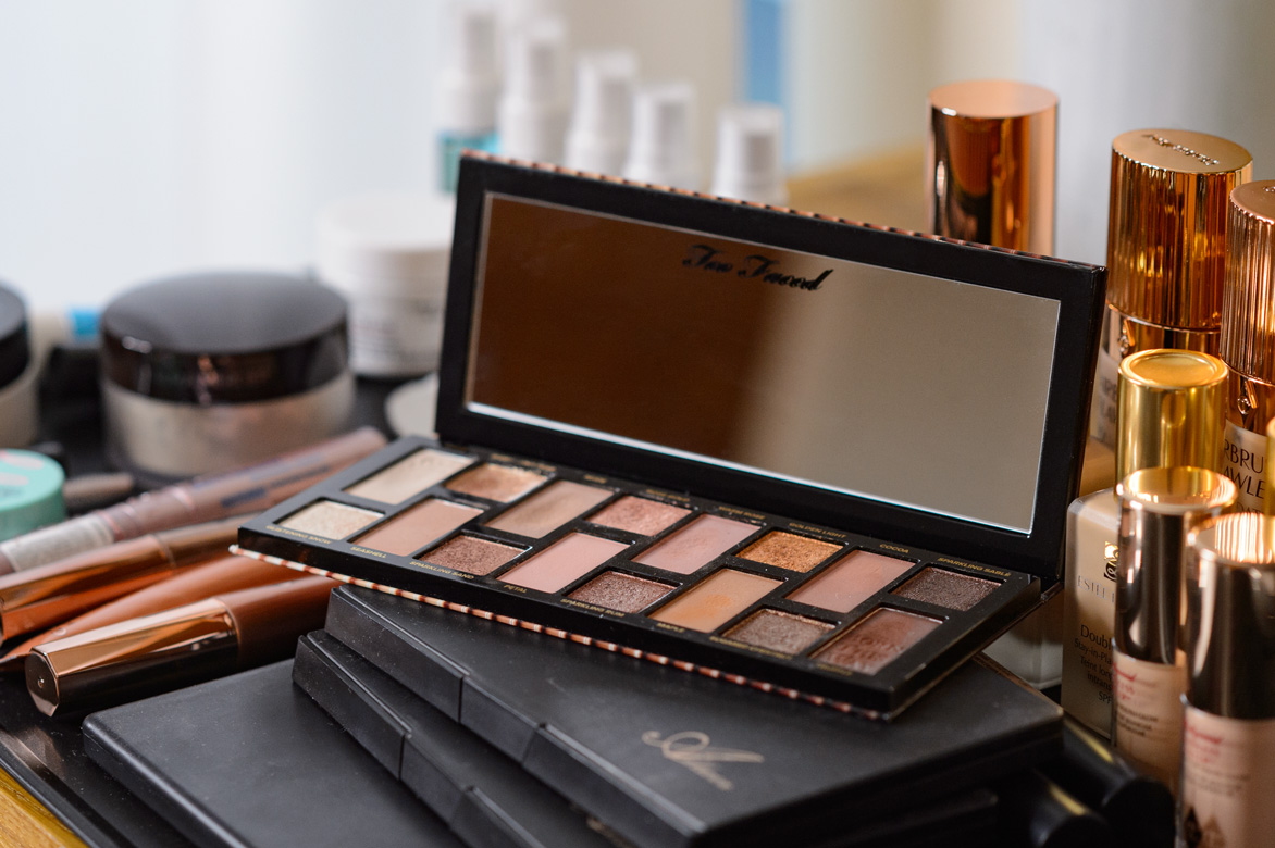 Farbpalette für Make up